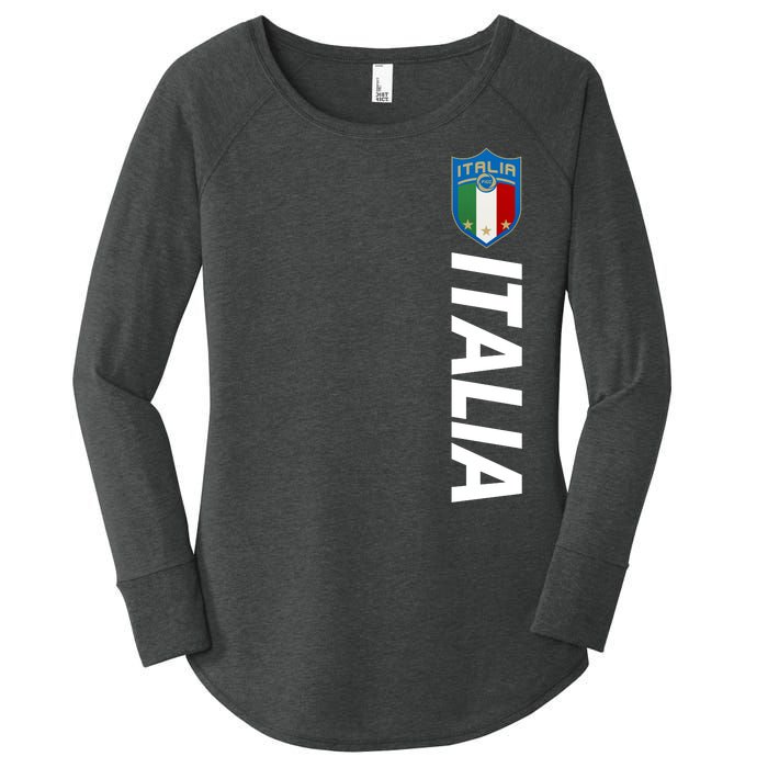 Proud Italian Italia Soccer Jersey Champs Women's Perfect Tri Tunic Long Sleeve Shirt