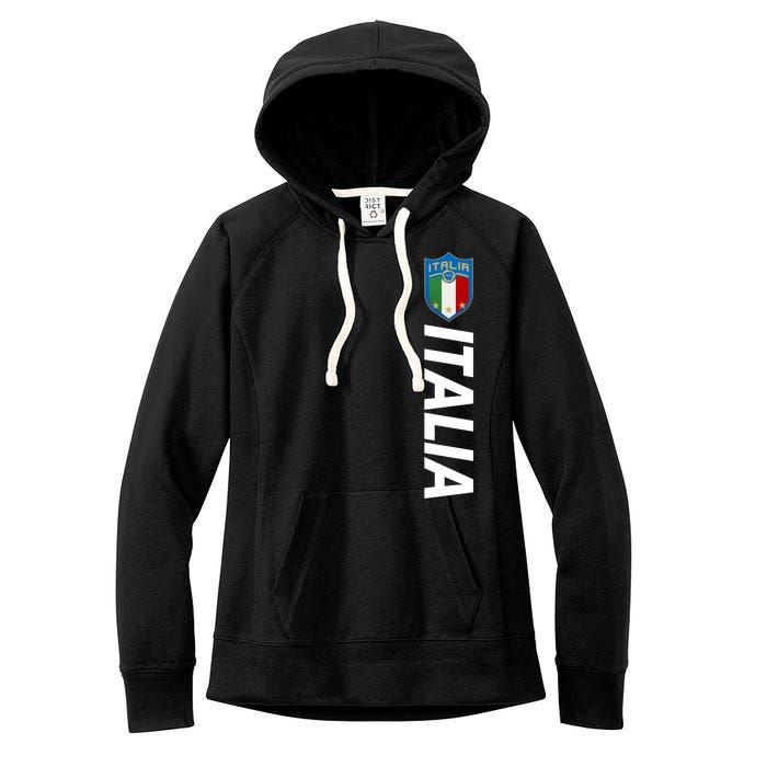 Proud Italian Italia Soccer Jersey Champs Women's Fleece Hoodie