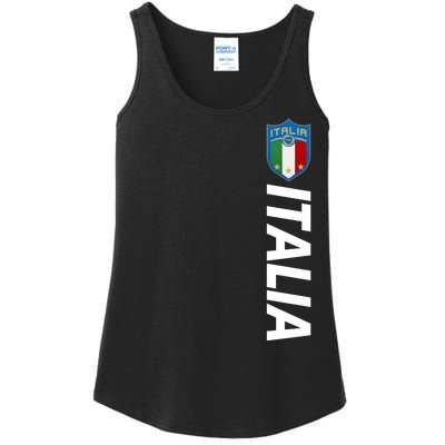 Proud Italian Italia Soccer Jersey Champs Ladies Essential Tank