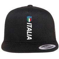 Proud Italian Italia Soccer Jersey Champs Flat Bill Trucker Hat