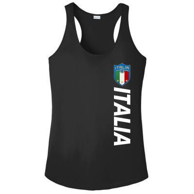 Proud Italian Italia Soccer Jersey Champs Ladies PosiCharge Competitor Racerback Tank