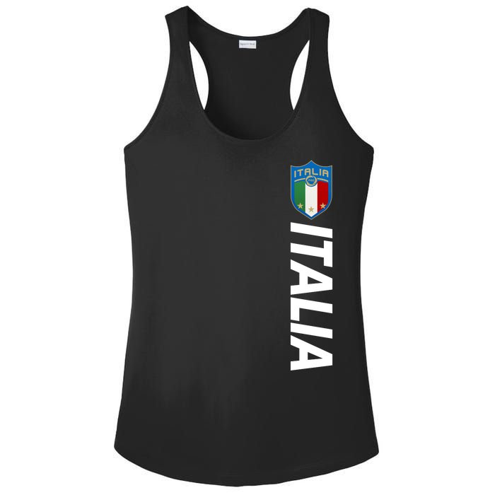 Proud Italian Italia Soccer Jersey Champs Ladies PosiCharge Competitor Racerback Tank