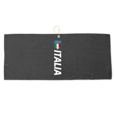 Proud Italian Italia Soccer Jersey Champs Large Microfiber Waffle Golf Towel