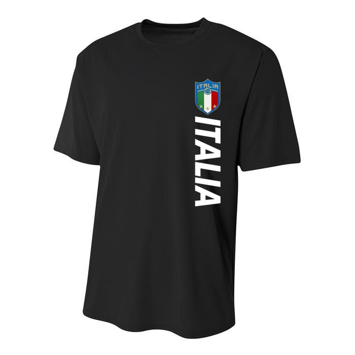 Proud Italian Italia Soccer Jersey Champs Youth Performance Sprint T-Shirt