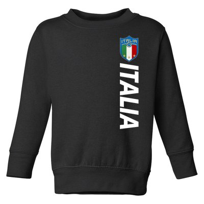 Proud Italian Italia Soccer Jersey Champs Toddler Sweatshirt