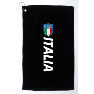 Proud Italian Italia Soccer Jersey Champs Platinum Collection Golf Towel