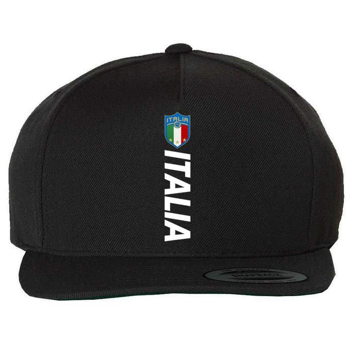 Proud Italian Italia Soccer Jersey Champs Wool Snapback Cap