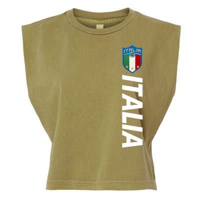 Proud Italian Italia Soccer Jersey Champs Garment-Dyed Women's Muscle Tee