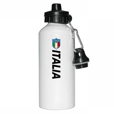 Proud Italian Italia Soccer Jersey Champs Aluminum Water Bottle