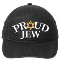Proud Jew Jewish Star Logo 7-Panel Snapback Hat