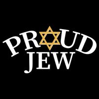 Proud Jew Jewish Star Logo 7-Panel Snapback Hat