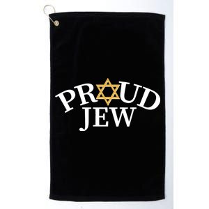 Proud Jew Jewish Star Logo Platinum Collection Golf Towel