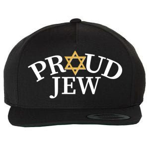 Proud Jew Jewish Star Logo Wool Snapback Cap