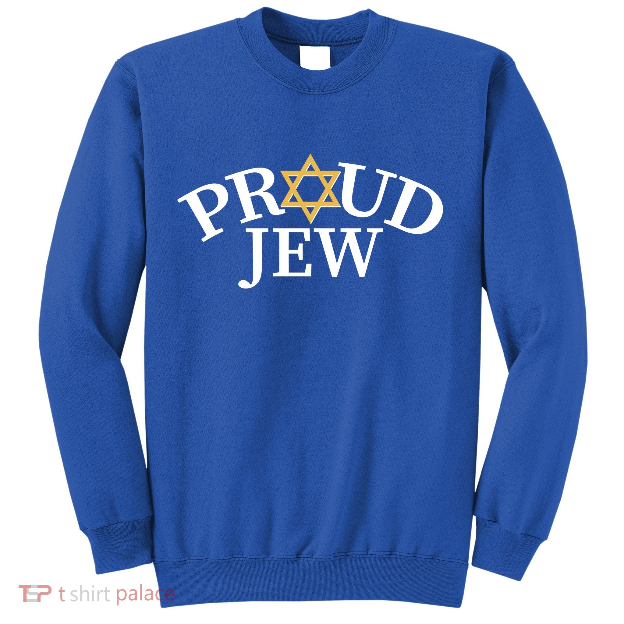 Proud Jew Jewish Star Logo Sweatshirt