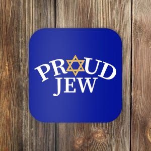 Proud Jew Jewish Star Logo Coaster