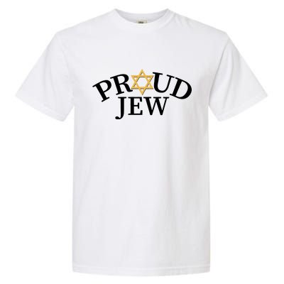 Proud Jew Jewish Star Logo Garment-Dyed Heavyweight T-Shirt