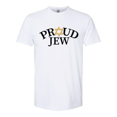 Proud Jew Jewish Star Logo Softstyle® CVC T-Shirt