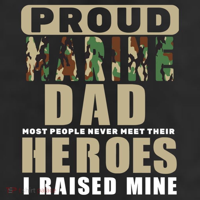 Proud Marine Dad Cool Comfort Performance Bucket Hat