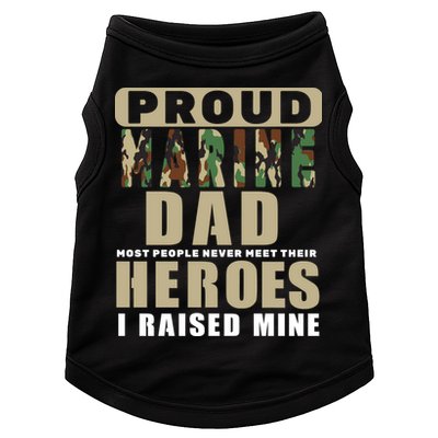 Proud Marine Dad Doggie Tank