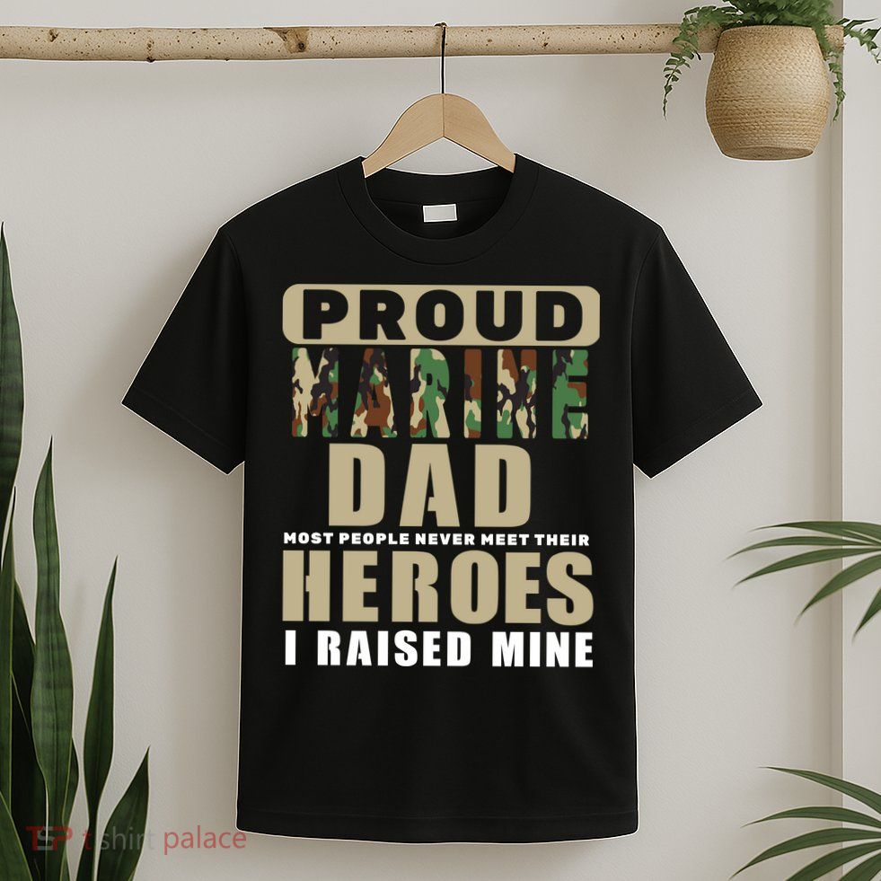 Proud Marine Dad T-Shirt