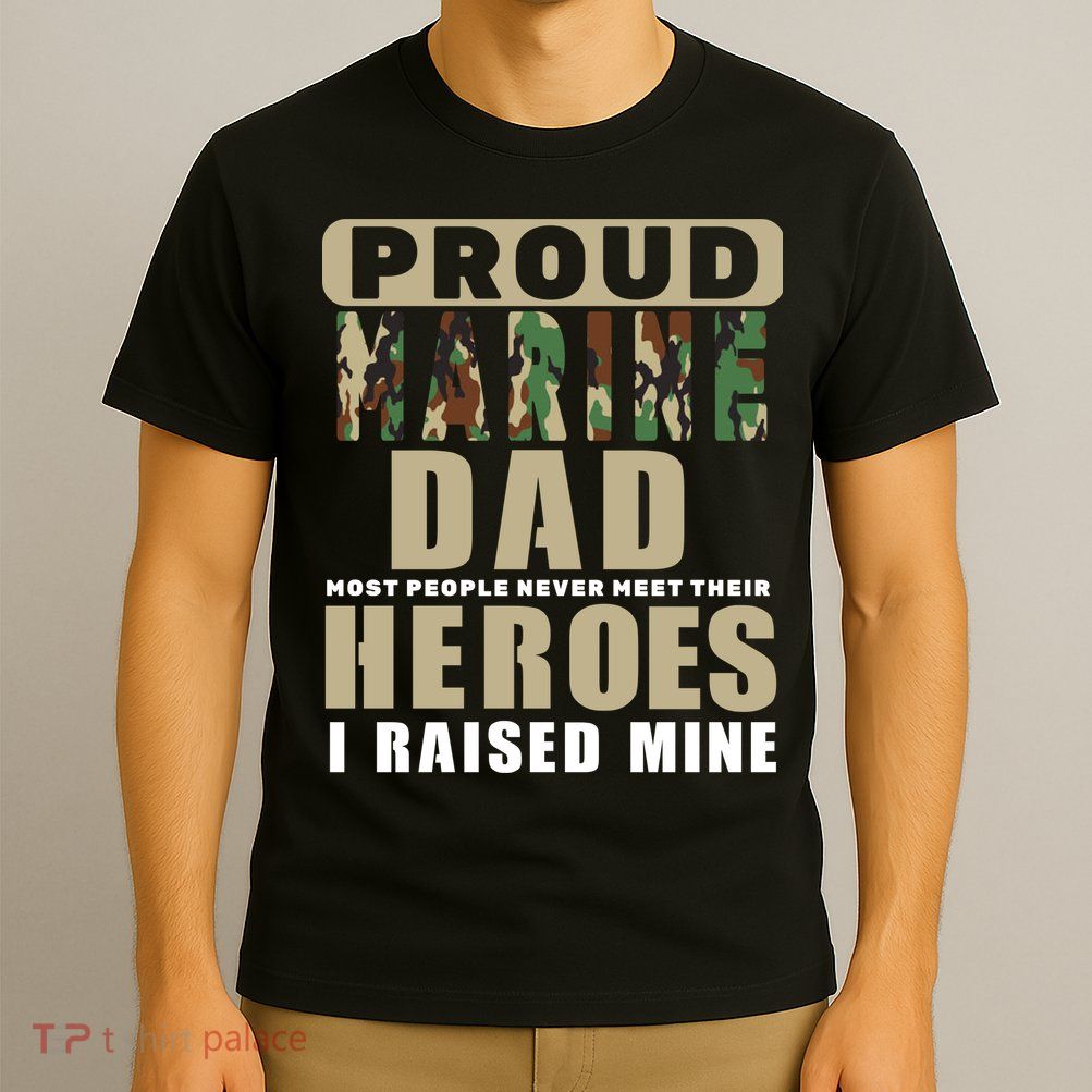 Proud Marine Dad T-Shirt