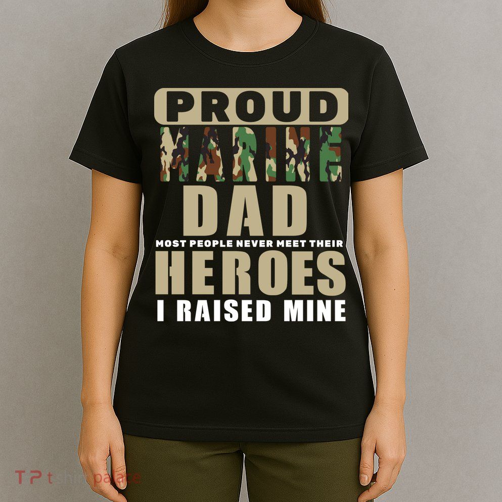 Proud Marine Dad T-Shirt