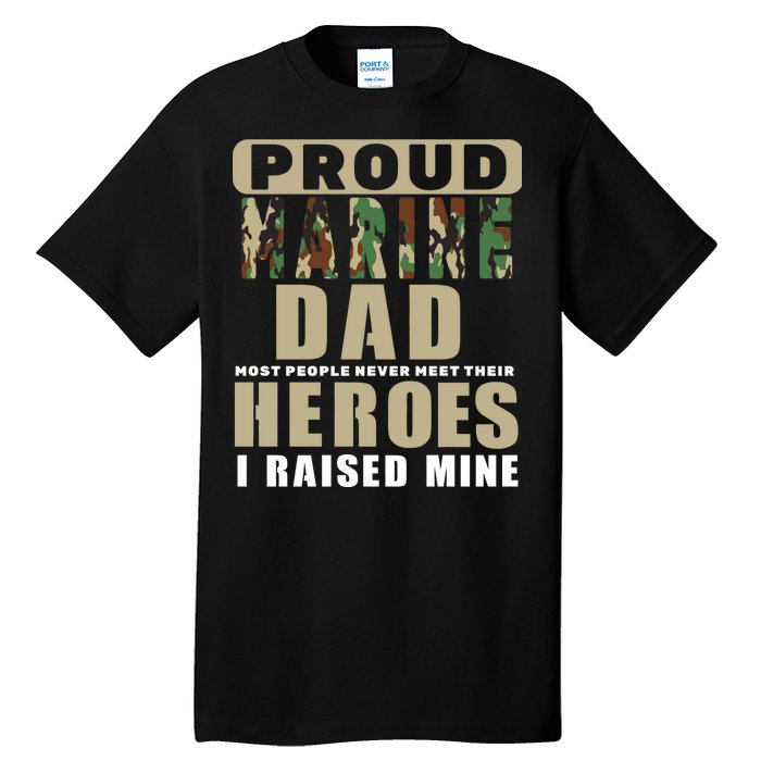 Proud Marine Dad Tall T-Shirt