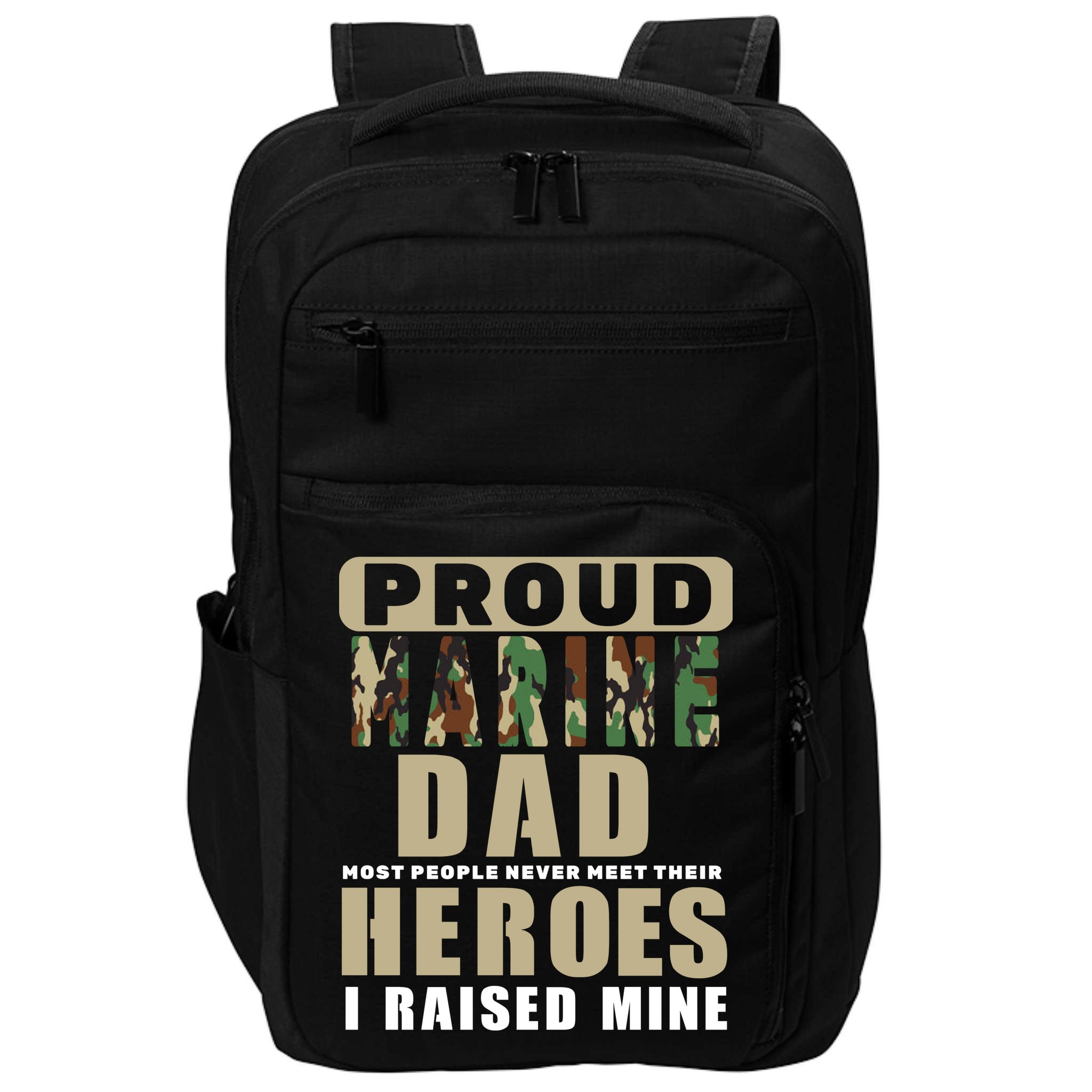 Proud Marine Dad Impact Tech Backpack