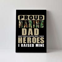 Proud Marine Dad Canvas