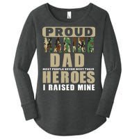 Proud Marine Dad Women's Perfect Tri Tunic Long Sleeve Shirt