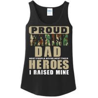 Proud Marine Dad Ladies Essential Tank