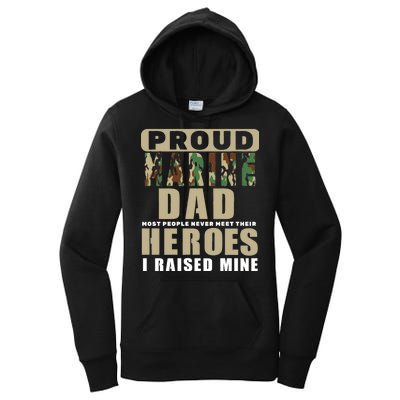 Proud Marine Dad Women's Pullover Hoodie