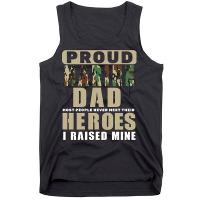 Proud Marine Dad Tank Top