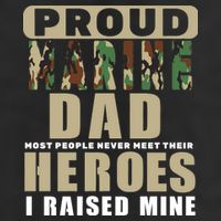 Proud Marine Dad Golf Towel