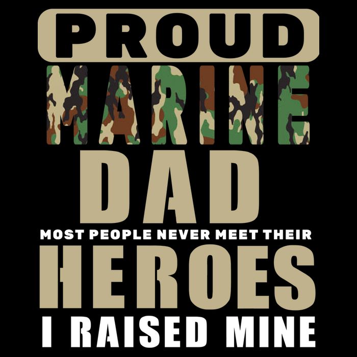 Proud Marine Dad Women's V-Neck T-Shirt