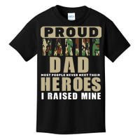 Proud Marine Dad Kids T-Shirt