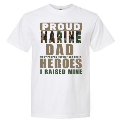 Proud Marine Dad Garment-Dyed Heavyweight T-Shirt