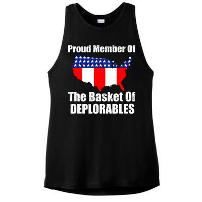 Proud Member Of The Basket Of Deplorables Ladies PosiCharge Tri-Blend Wicking Tank