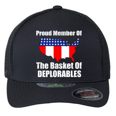 Proud Member Of The Basket Of Deplorables Flexfit Unipanel Trucker Cap