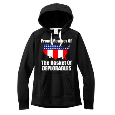 Proud Member Of The Basket Of Deplorables Women's Fleece Hoodie