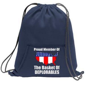 Proud Member Of The Basket Of Deplorables Sweatshirt Cinch Pack Bag