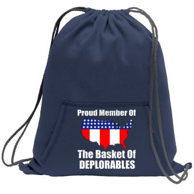 Proud Member Of The Basket Of Deplorables Sweatshirt Cinch Pack Bag