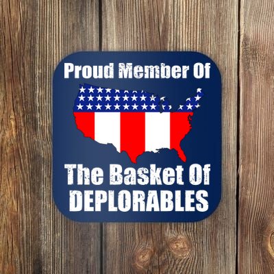 Proud Member Of The Basket Of Deplorables Coaster