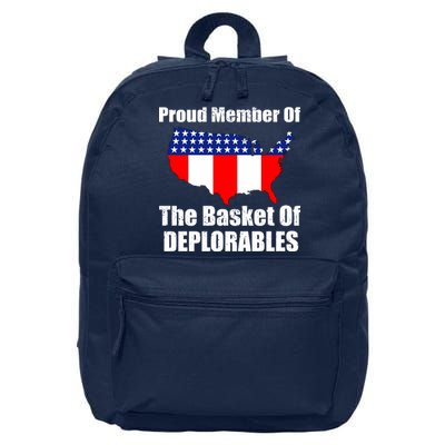 Proud Member Of The Basket Of Deplorables 16 in Basic Backpack