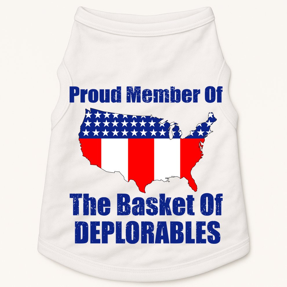Proud Member Of The Basket Of Deplorables Doggie Tank
