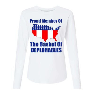 Proud Member Of The Basket Of Deplorables Womens Cotton Relaxed Long Sleeve T-Shirt