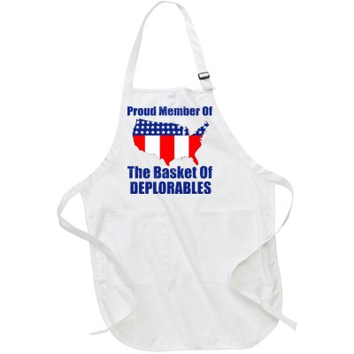 Proud Member Of The Basket Of Deplorables Full-Length Apron With Pockets