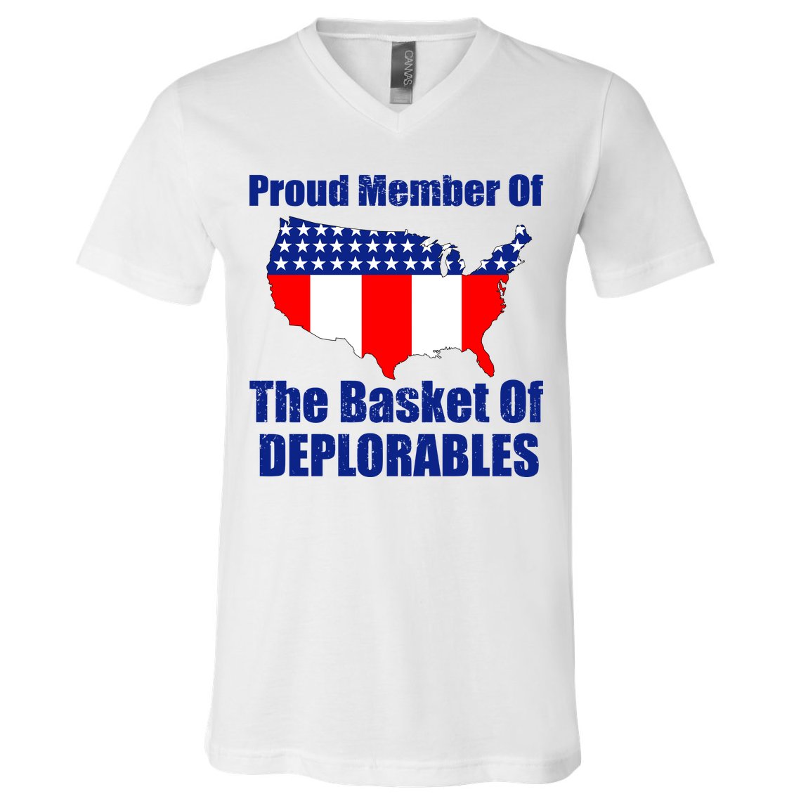 Proud Member Of The Basket Of Deplorables V-Neck T-Shirt