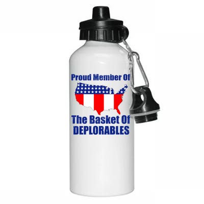 Proud Member Of The Basket Of Deplorables Aluminum Water Bottle