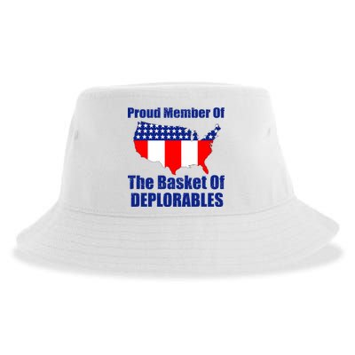 Proud Member Of The Basket Of Deplorables Sustainable Bucket Hat